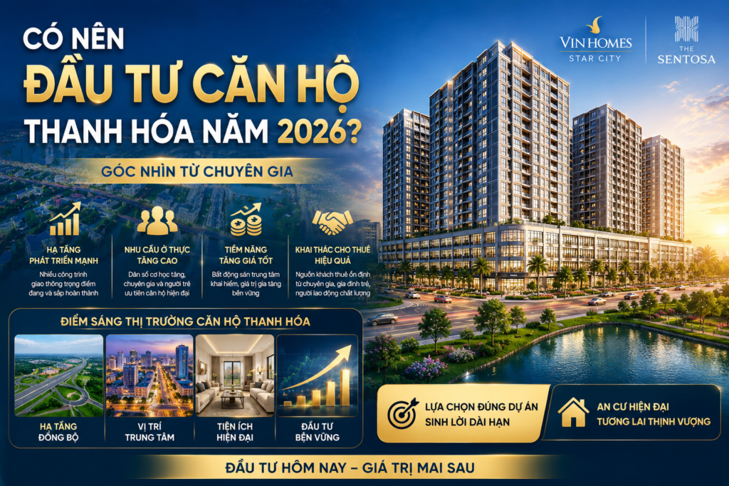 Có nên đầu tư căn hộ Thanh Hóa năm 2026