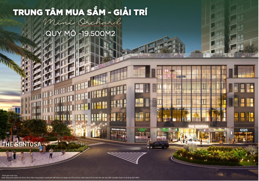 Shop khối đế Sentosa Thanh Hóa - trung tâm giao thương, vận hành 24/7